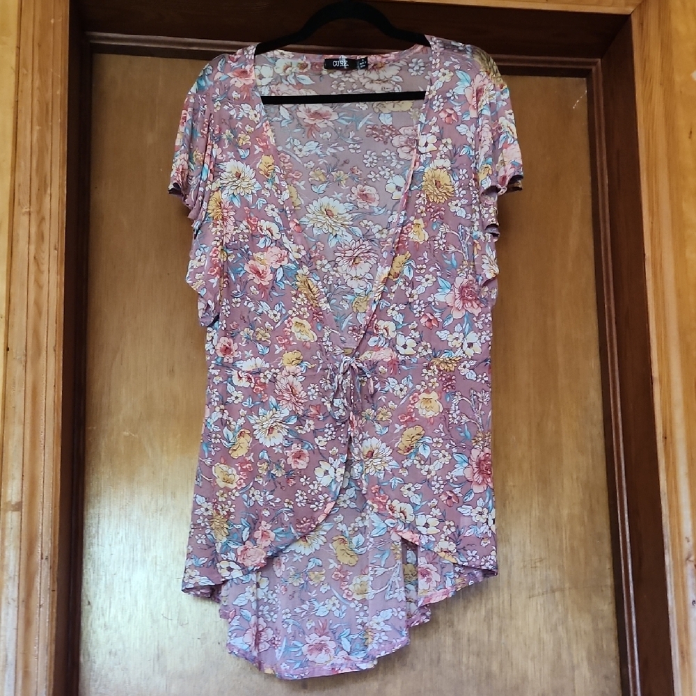 Floral Pink Women's Top